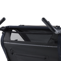 Croozer Lykke – Faltbarer Zweisitzer (Fahrradanhänger & Kinderwagen), Blueberry Blue – Ansicht 7