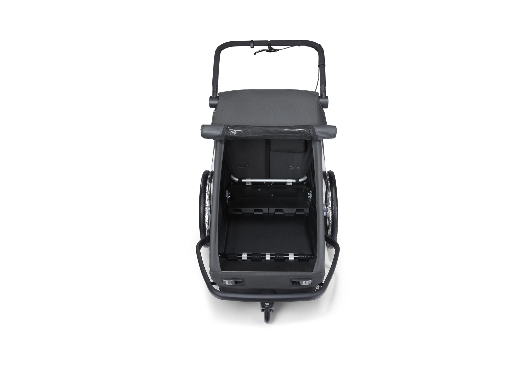 Croozer Yuuna – Modularer Fahrradanhänger (Kid/Dog/Cargo), Moonlight Black – Ansicht 6