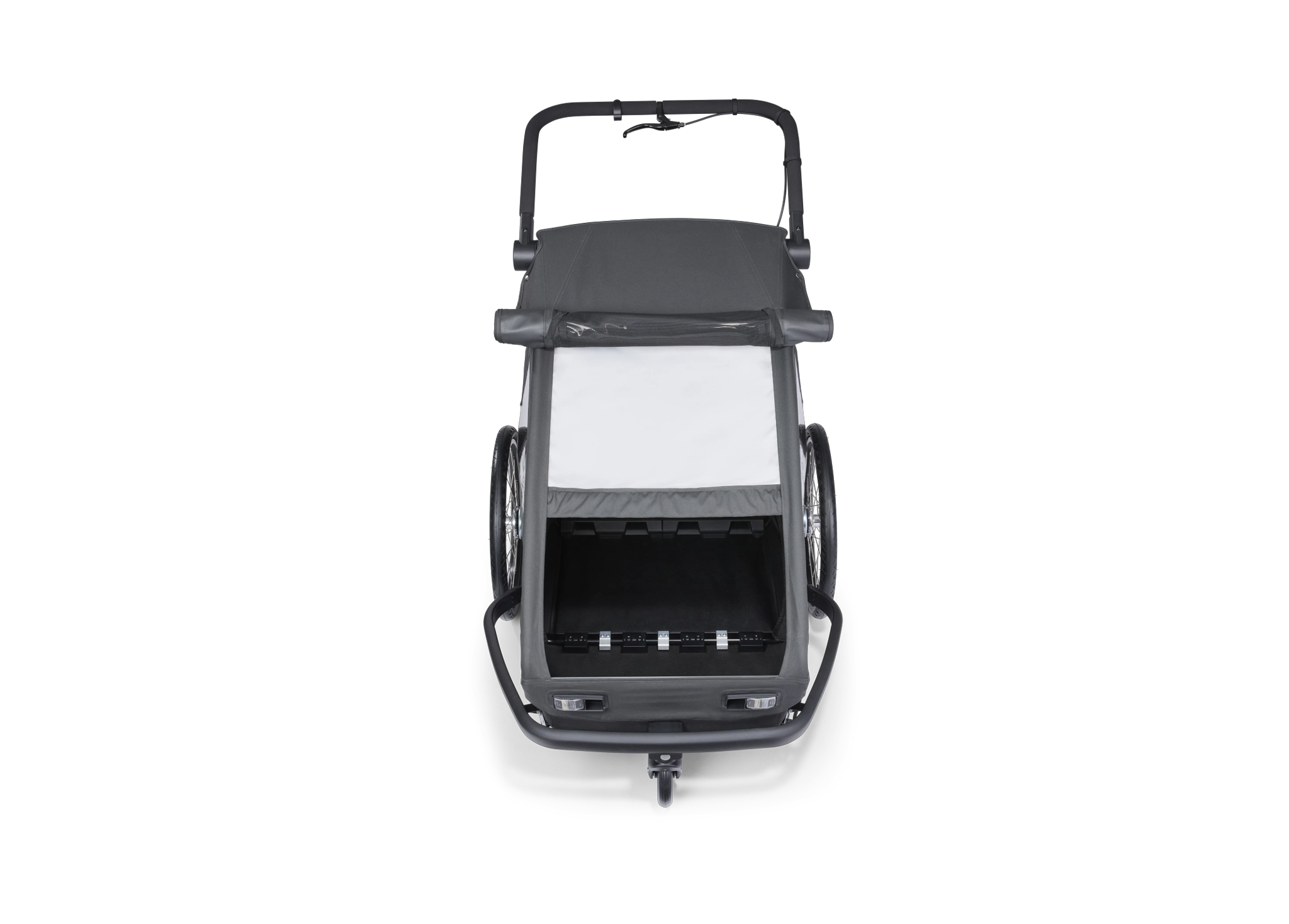 Croozer Yuuna – Modularer Fahrradanhänger (Kid/Dog/Cargo), Moonlight Black – Ansicht 7