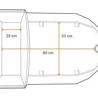 Qeridoo Cargo Einlegeplatte Zweisitzer – Ansicht 6