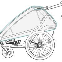 Qeridoo Regenschutz Kidgoo 1 – Ansicht 3